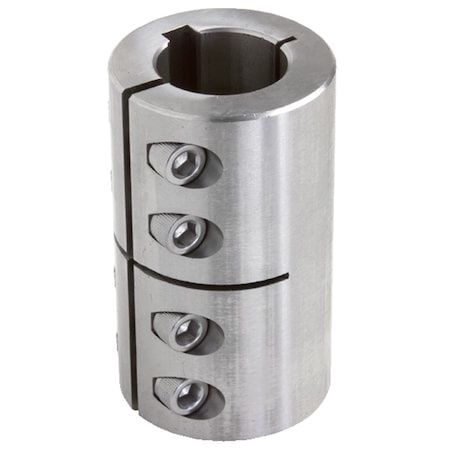 12mm X 12mm ID Split Kw Metric Clamp Coupling, Ss